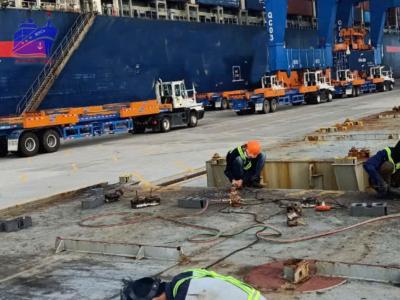Hatch cover repairing services ( ISO sockets replacement on port whaft )