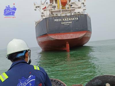 Repairing services for ship at Vungtau anchorage